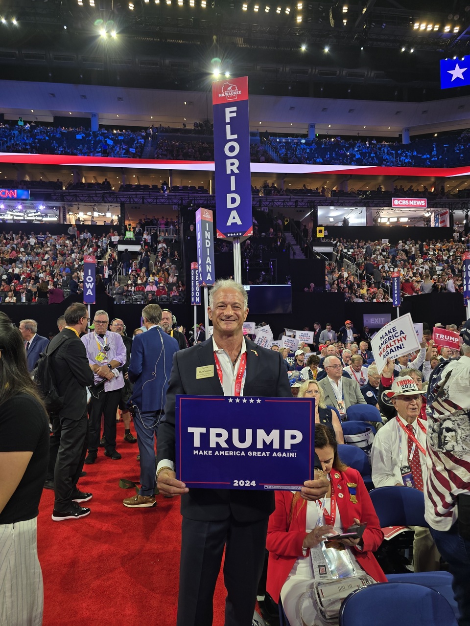 Broward attends the Republican National Convention. Between daily scheduled Florida leadership meetings; I met with and invited Political celebrities for our upcoming "Make Broward Great Again" Gala event on September 21. I worked on Preparing fundraising efforts, Coordinated promoting of our voter guides , Focused on the School Board races and strategy, and much more "Lets win together Broward"