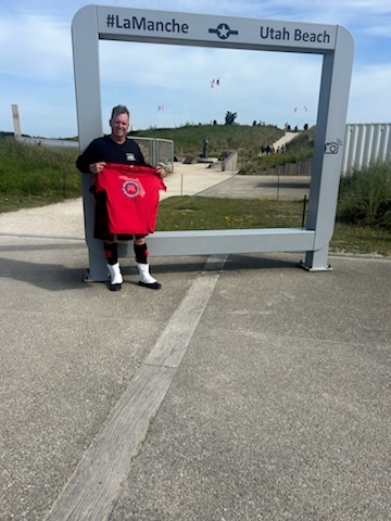 As Promised and Delivered through our members Proclamation. Our First BREC Volunteer T-Shirt has been taken to the Beaches of Normandy and to Europe.Republican Party of Broward County recognizes and memorializes the members of our greatest generation, for their gallant heroic deeds and sacrifices made on that historic day June 6th 1944Thank You John Fischer Chris MarinoChairman